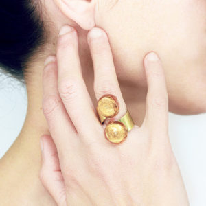 anello spirale ambra guiro