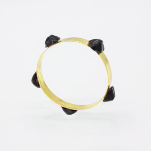 bracciale 5 moduli ottone nero guiro